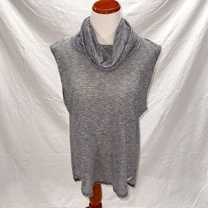 Karlie - Cowl Neck Sleeveless Tunic Top